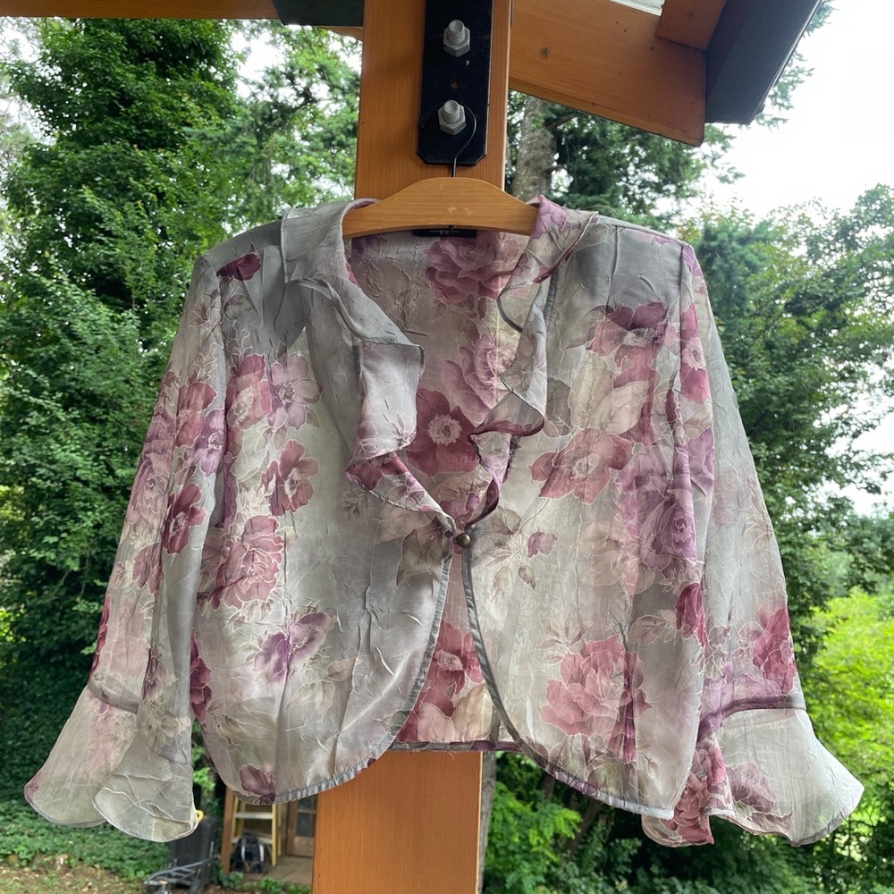 Vintage sheer blouse